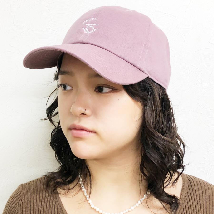 Basiquenti ベーシックエンチ Hand Shake Cap 帽子 キャップ 握手 刺繍
