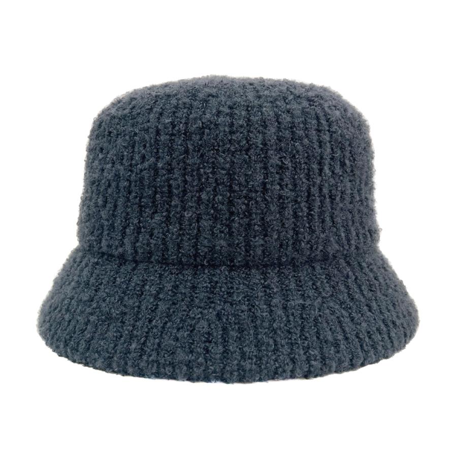 シープファー 抗菌 消臭 ハット ファー ふわふわ もこもこ バケットハット ダウンブリム 帽子 レディース フリーサイズ リブ 深め 手洗い Sheep Fur Bucket Hat | Basiquenti | 04