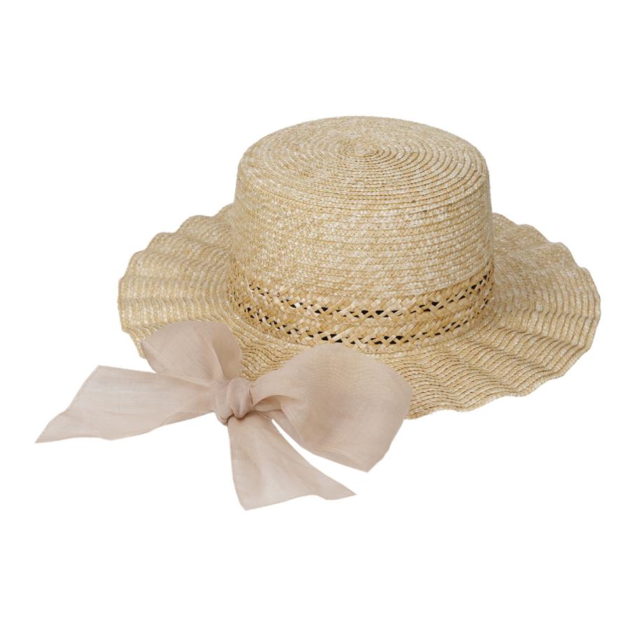 つば広ハット カンカン帽 抗菌 消臭 ハット ストローハット 日除け 帽子 レディース フリーサイズ リボン UV対策 ソエリラ Anaboko Kankan | Basiquenti | 03