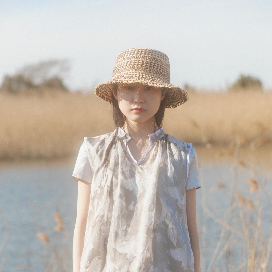 ラフィア 麦わらハット 抗菌 消臭 ハット 日除け 帽子 レディース フリーサイズ フリンジ つば広 切りっぱなし 麦わら帽子 UV対策 ソエリラ Ethnic Fringe Hat | Basiquenti | 04