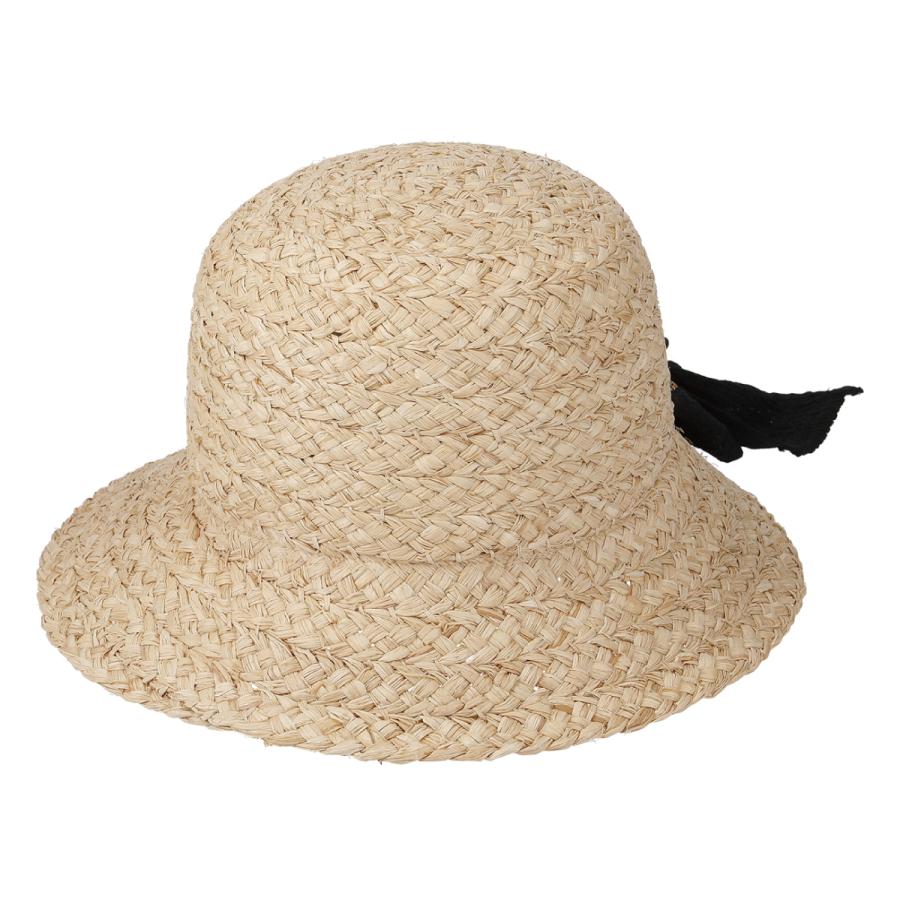 ラフィア ベルハット 抗菌 消臭 ハット ストローハット 日除け 帽子 レディース フリーサイズ リボン UV対策 麦わらハット ソエリラ Raffia Bell Hat | Basiquenti | 12