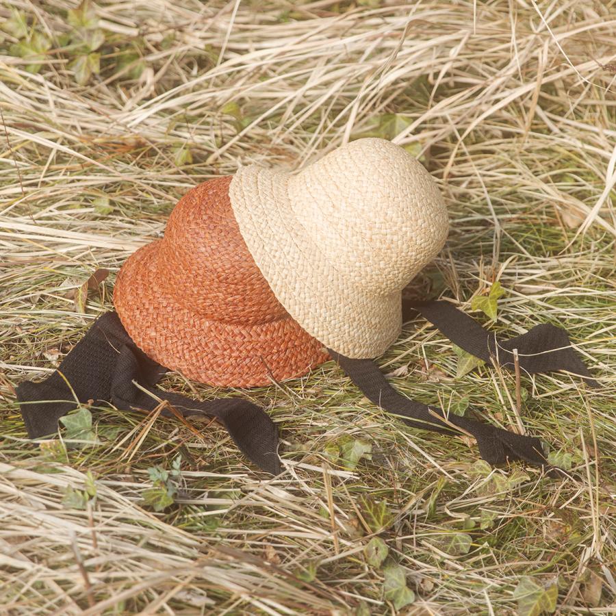 ラフィア ベルハット 抗菌 消臭 ハット ストローハット 日除け 帽子 レディース フリーサイズ リボン UV対策 麦わらハット ソエリラ Raffia Bell Hat | Basiquenti | 06