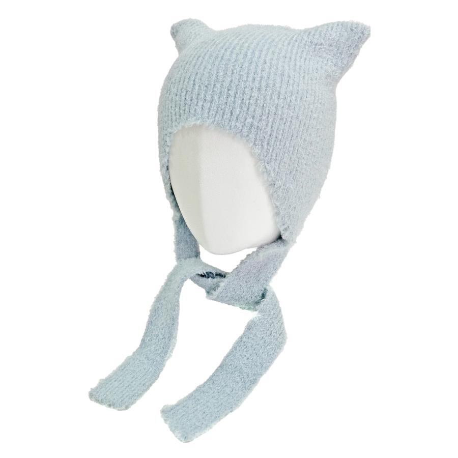 猫耳 抗菌 消臭 キャット イアー ワッチ ニットキャップ 猫みみ リボン 防寒 ニット帽 スクエアワッチ 帽子 レディース フリーサイズ 手洗い Cat Ear Watch | Basiquenti | 10