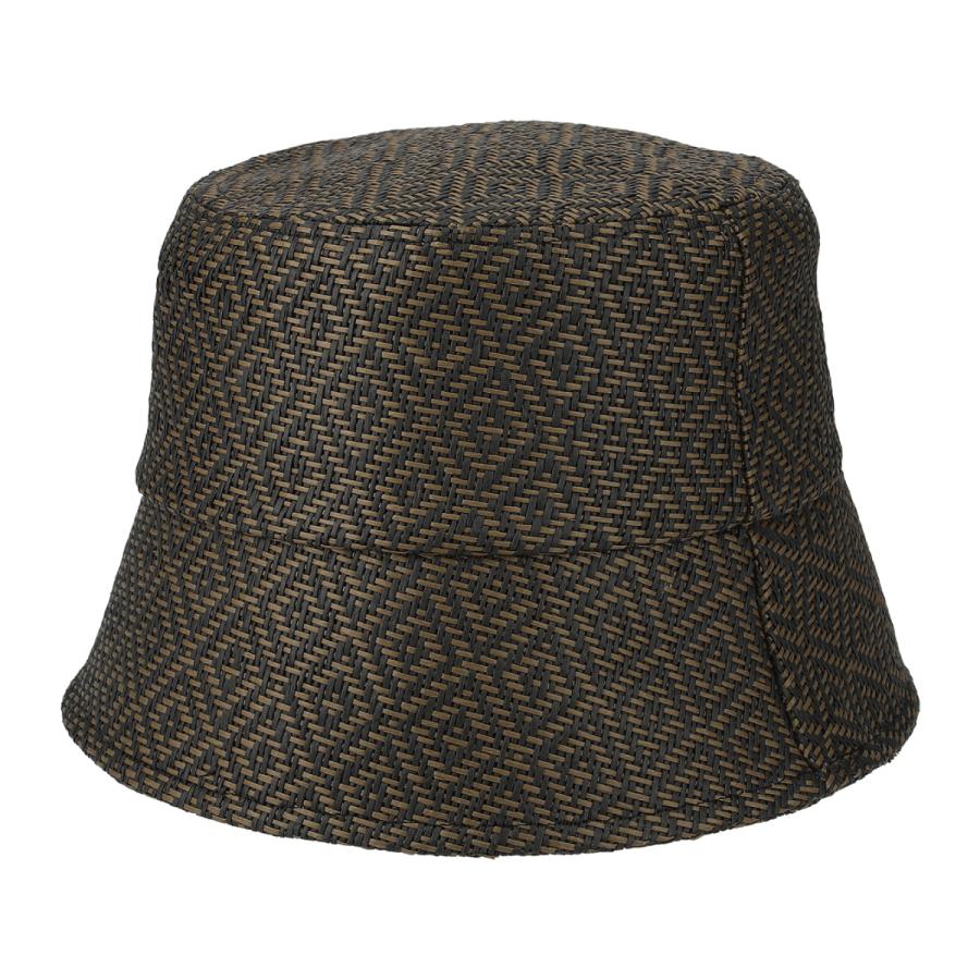 ダウンブリム 抗菌 消臭 クルー バケット ハット 帽子 レディース フリーサイズ UVカット 天然素材 春夏 下向き つば ソエリラ Paper Choice Bucket Hat | Basiquenti | 01