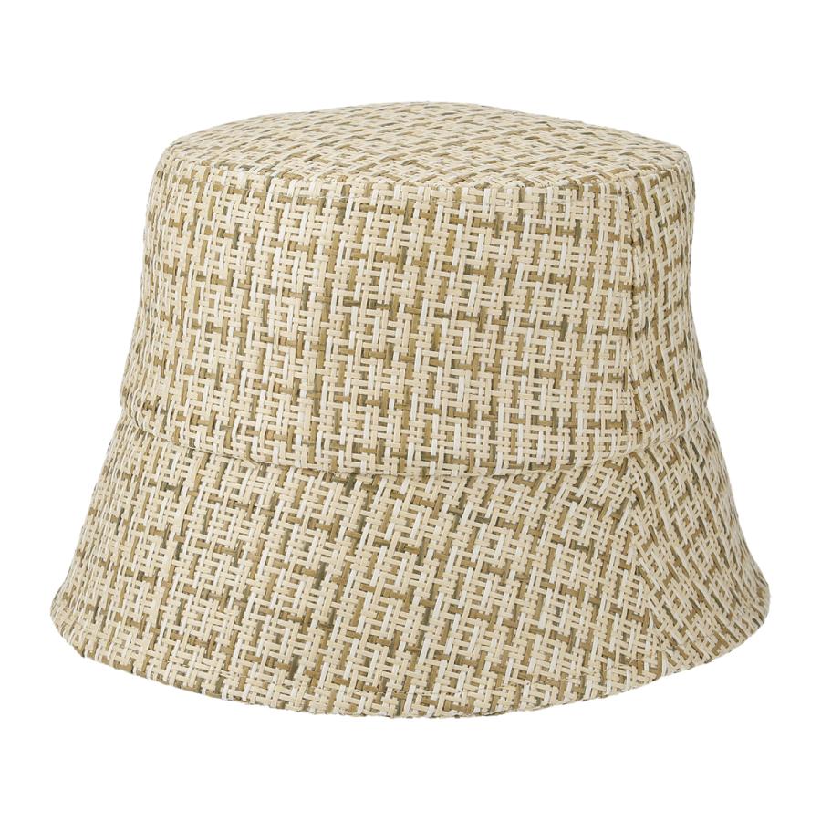 ダウンブリム 抗菌 消臭 クルー バケット ハット 帽子 レディース フリーサイズ UVカット 天然素材 春夏 下向き つば ソエリラ Paper Choice Bucket Hat | Basiquenti | 02