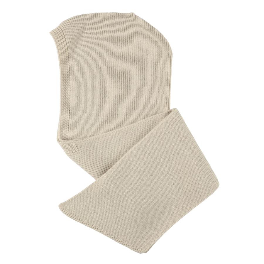 2way 抗菌 消臭 リブ フード マフラー キャップ 付き 耳当て フードマフラー 帽子 レディース フリーサイズ 防寒 リブニット 手洗い ソエリラ Rib Hood Muffler | Basiquenti | 03