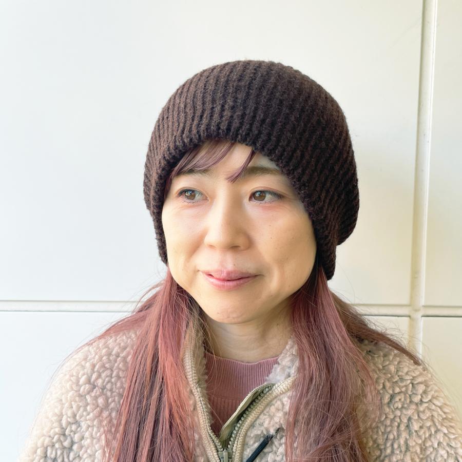 洗える 抗菌 消臭シンプル リブニット リブ編み ワッチ ニットキャップ 防寒 保温 快適 ニット帽 帽子 レディース フリーサイズ 手洗い Simple My Beanie | Basiquenti | 06