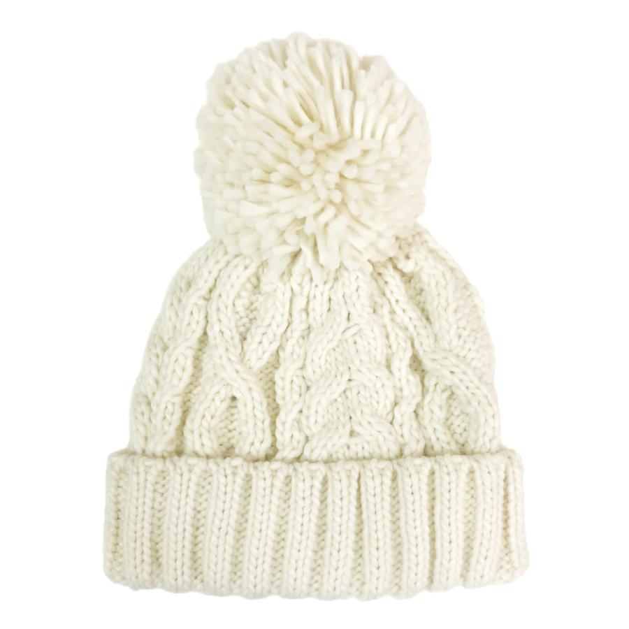 ♥︎ミディブライス♥︎大きめポンポンの2way キャスケットニット帽