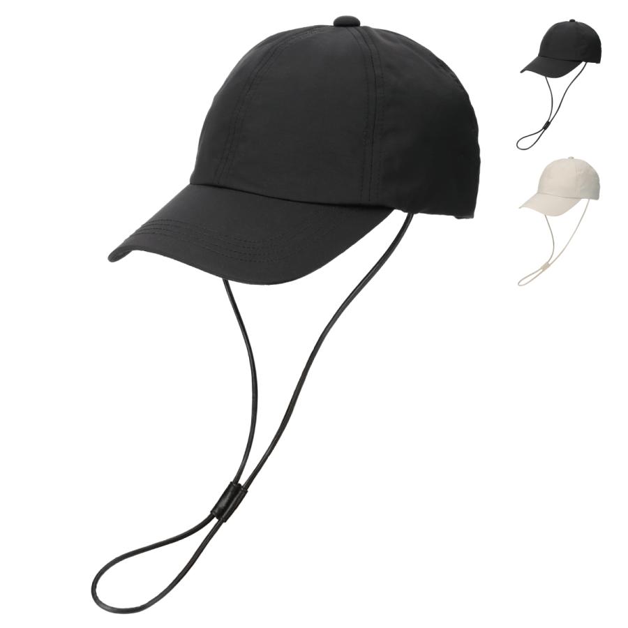マットサテン 抗菌 消臭 キャップ あご紐付き 顎紐 上品 コットン ナイロン ローキャップ 帽子 レディース フリーサイズ 小顔 ダンス ソエリラ Eco Leather Cap | Basiquenti
