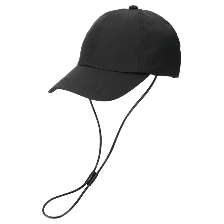 マットサテン 抗菌 消臭 キャップ あご紐付き 顎紐 上品 コットン ナイロン ローキャップ 帽子 レディース フリーサイズ 小顔 ダンス ソエリラ Eco Leather Cap | Basiquenti | 01