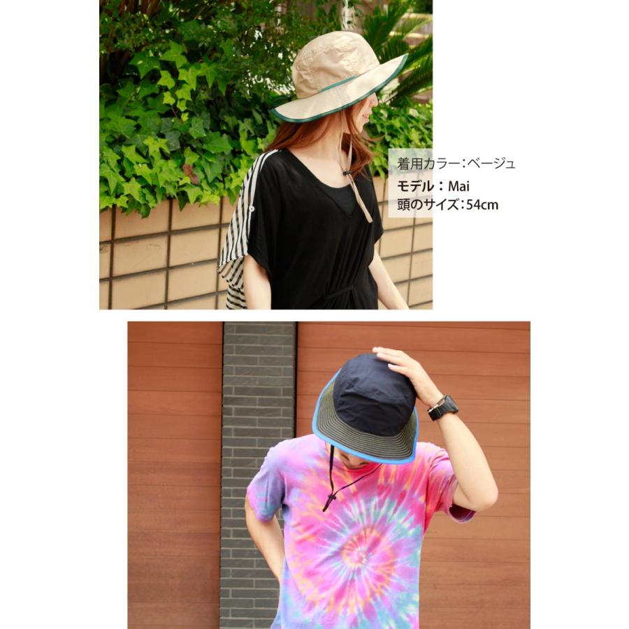 撥水 最高基準 5級取得 サファリハット UVカット率 99.9% UPF50+ 手洗い 吸汗速乾 防汚 サーフハット レインハット アウトドア Teflon Coolever Hat |  | 16