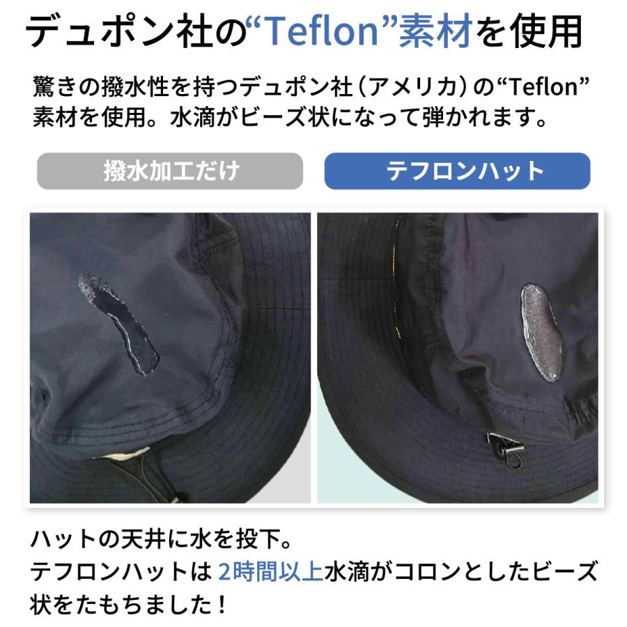 サファリハット 大きいサイズ有り テフロン はっ水 UVカット 99.9% UPF50+ 洗える 帽子 サーフハット レインハット レディース メンズ キッズ Teflon Safari Hat | Basiquenti | 26