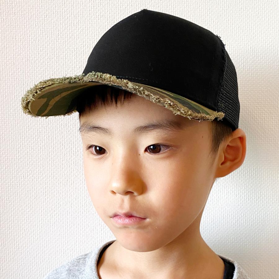 Basiquenti ツイルダメージメッシュキャップ 帽子 ボディ 無地 リメイク カスタム オリジナル メンズ レディース フリーサイズ キッズサイズ | Basiquenti | 08