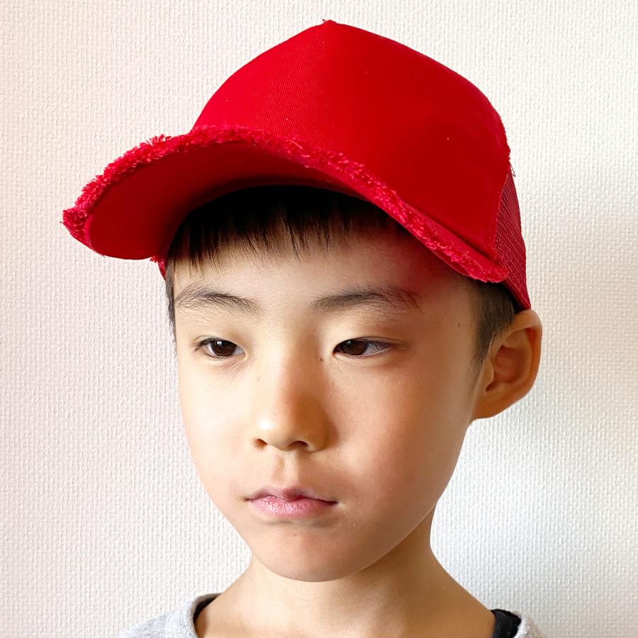 Basiquenti ツイルダメージメッシュキャップ 帽子 ボディ 無地 リメイク カスタム オリジナル メンズ レディース フリーサイズ キッズサイズ | Basiquenti | 09