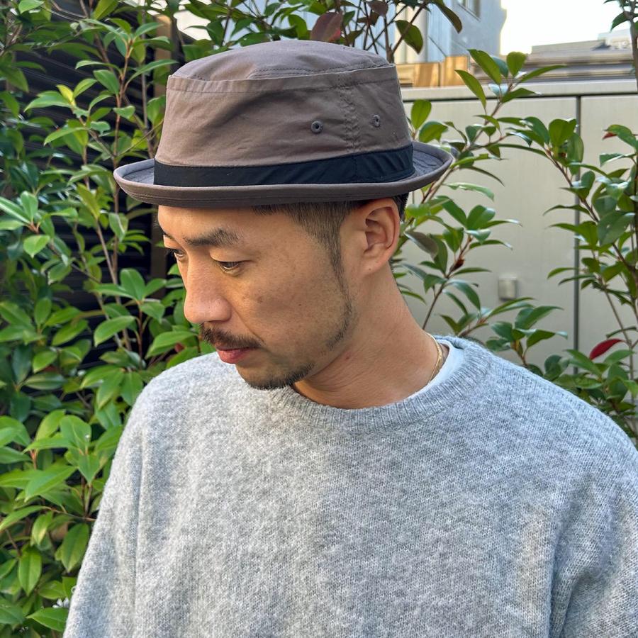 ベーシックエンチ Cotton Terrapinch 帽子 ポークパイハット 大きいサイズ ビッグサイズ フリーサイズ レディース メンズ コットン デニム ゴルフ アウトドア | Basiquenti | 07