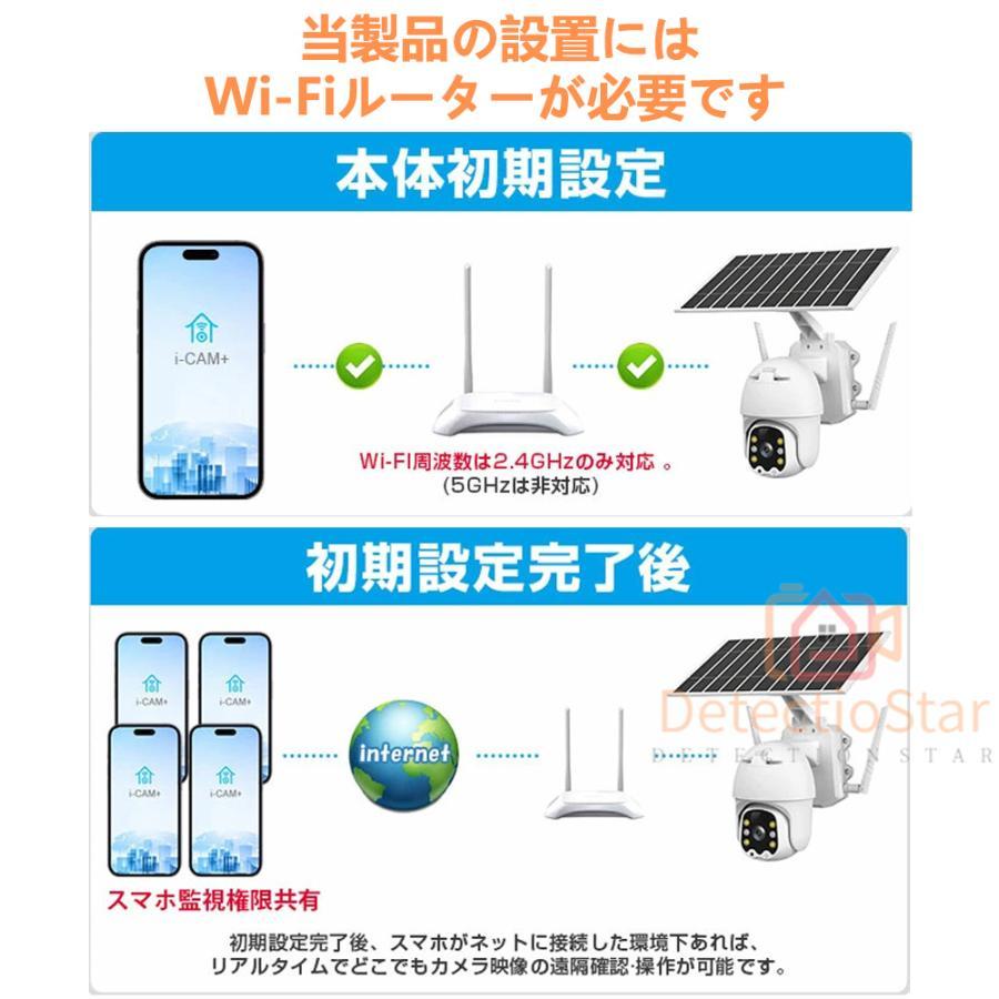 防犯カメラ 屋外 500万画素 家庭用 監視カメラ wifi 日本製ソーラー 電源不要 工事不要 防犯灯 動体検知 夜間カラー 双方向通話 防水 遠隔監視 sdカード録画｜rivet0817｜23