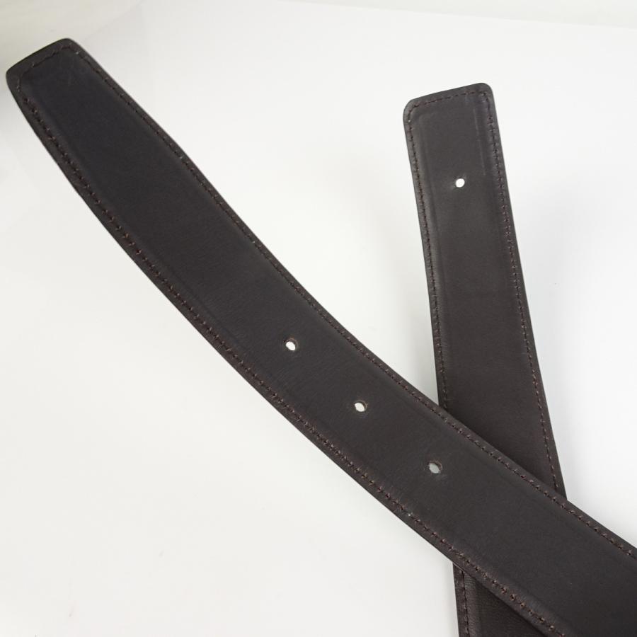 新品 クロコダイル レザーベルト Hバックル コンスタンス 85cm 替え  