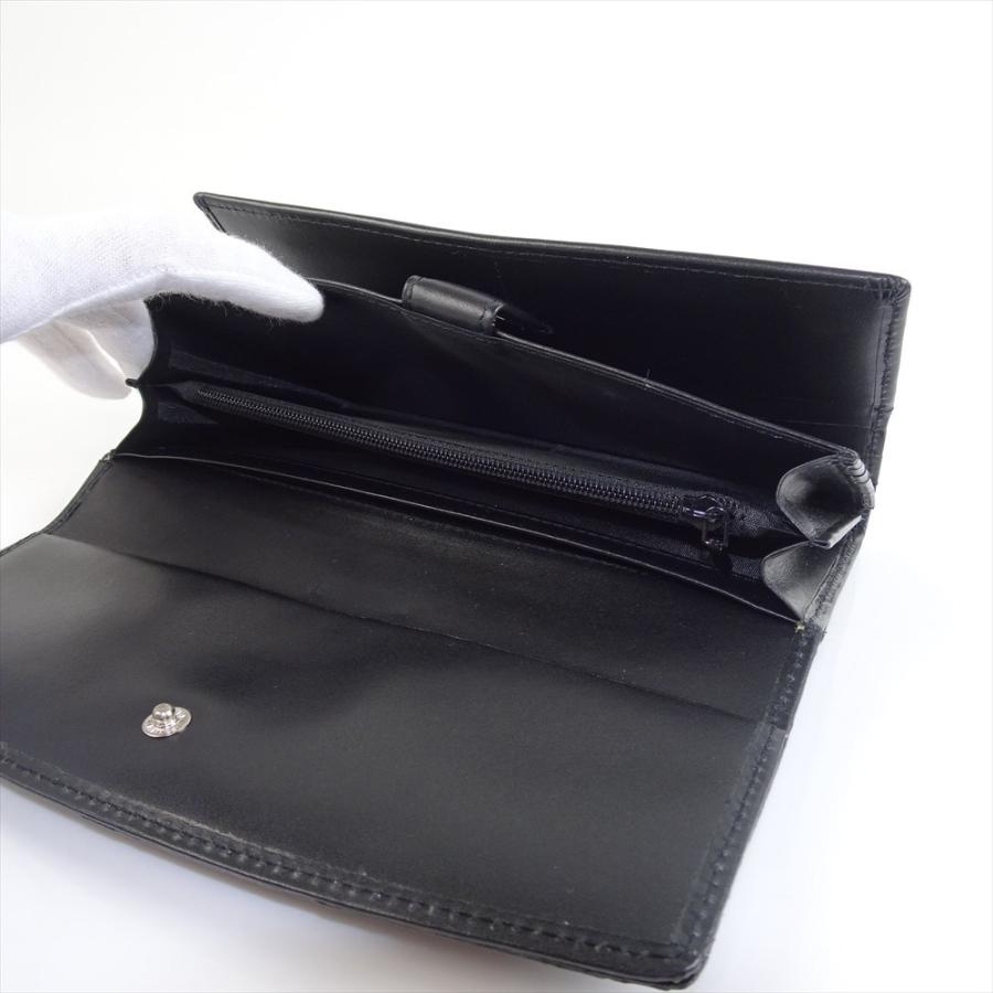 新品 クロコダイル レザー 長財布 フラップ式 黒 ブラック レザー