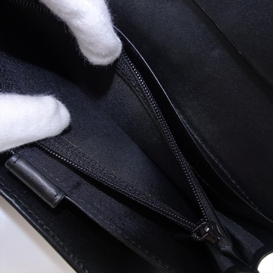 新品 クロコダイル レザー 長財布 フラップ式 黒 ブラック レザー 