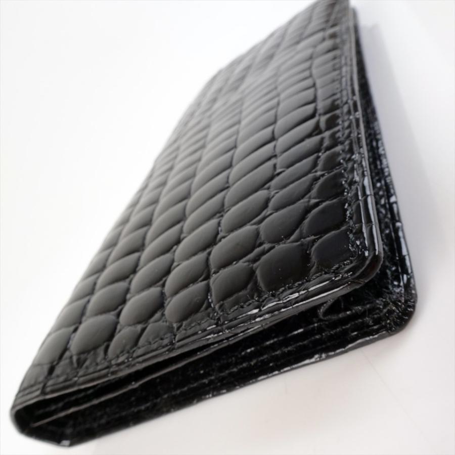 新品 JRA認定タグ クロコダイルレザー 札入れ 長財布 無双 左右