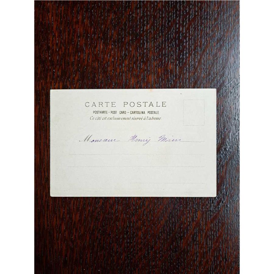 【Rivoli Antiques】アルフォンス・ミュシャ  ≪モエ・エ・シャンドン シャンパン≫ 1900年 アンティーク絵はがきの画像