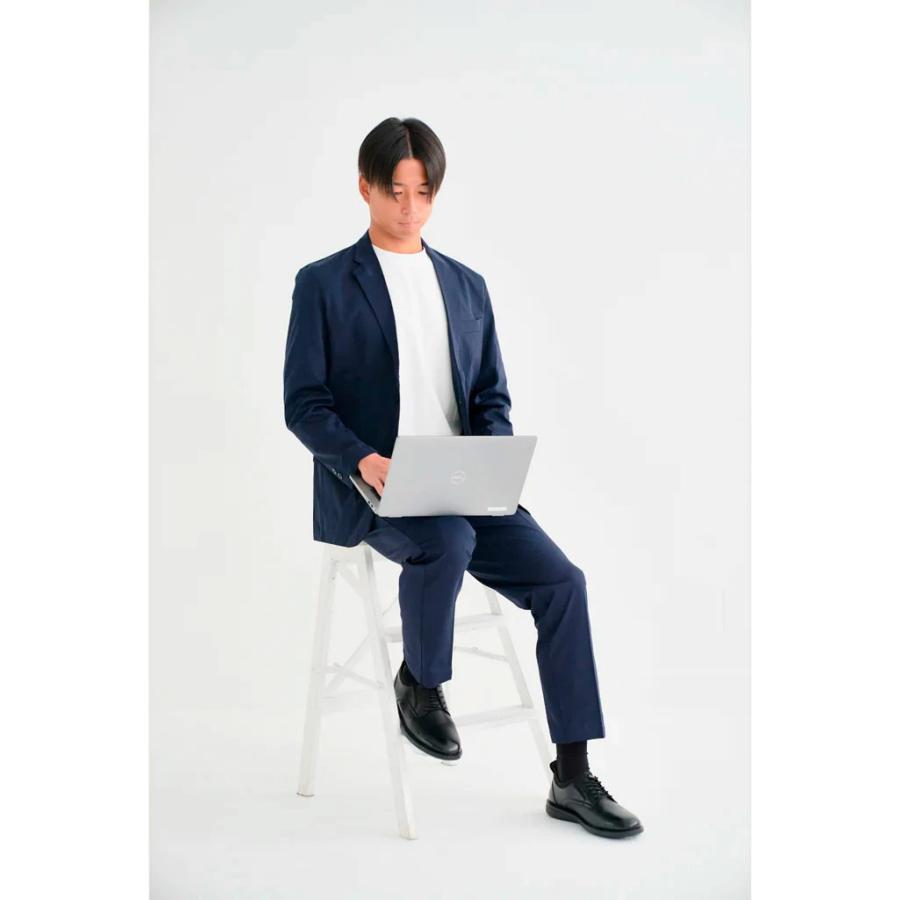 メンズ スーツ セット チョコザップ 動けるスーツ チャコール カジュアル ストレッチ ビジネス ジャケット パンツ セットアップ 男性 L | RIZAP | 11