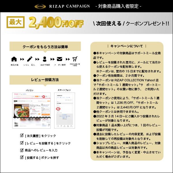 お買得 初回購入500円OFF RIZAP 公式 ダイエット 弁当 ライザップ サポートミールお試しセット 3食 ダイエット食品 低糖質 糖質オフ 糖質制限 ロカボ 食事 高たんぱく カロリー・たんぱく調整食 試食12食セット