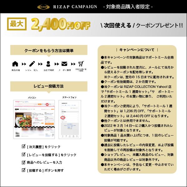 初回500円OFF RIZAP 公式 ダイエット 冷凍弁当 ライザップ サポートミールお試しセット 3食 ダイエット食品 置き換えダイエット食品 低糖質 糖質オフ 低カロリー｜rizap｜02