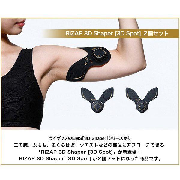 RIZAP 公式 3D Shaper [3D Spot] 2個セット 腕足用 EMS RIZAP 3D Shaper [3D Spot] 腕用 足 筋肉 二の腕 筋トレ 腕痩せ 二の腕痩せ 脚痩せ 足痩せ ダイエット｜rizap｜05