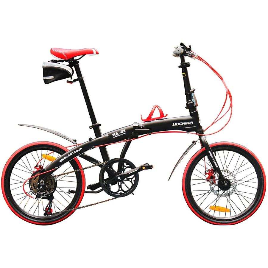 無料長期保証 ハチコ HACHIKO 20インチ ジュラルミン 折り畳み自転車 7 