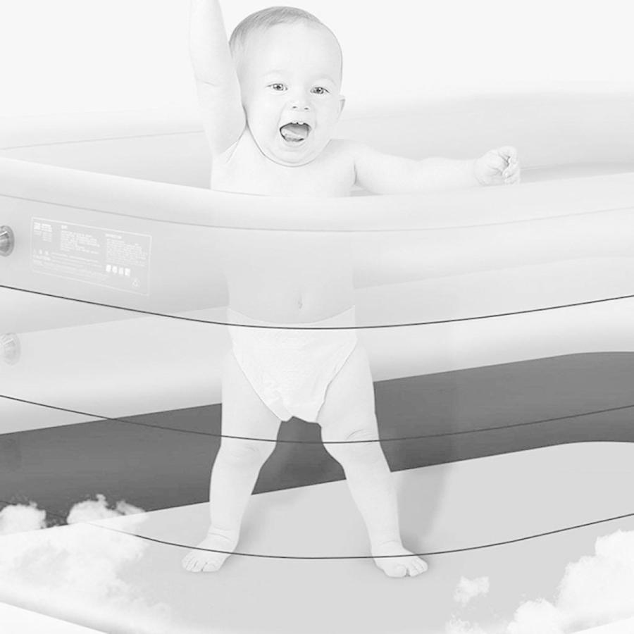 送料無料 膨脹可能なプール 浴槽の折り畳み式の膨脹可能な浴槽の自動膨脹可能なプールの屋外の中庭の大きいプール 色 黒 サイズ 210 150 68 コンビニ受取対応商品 Www Doctor Plan Com