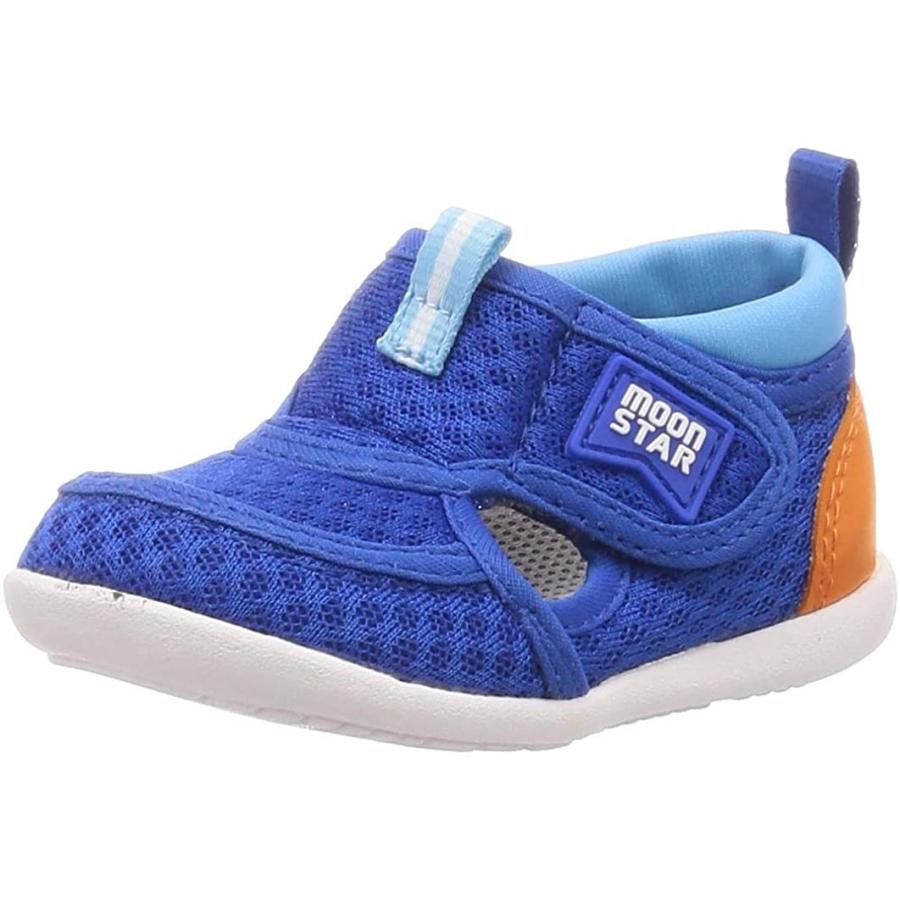 ムーンスター サンダル 男の子 女の子 12 14 5cm Ms B118 ブルー 12 Cm 2e