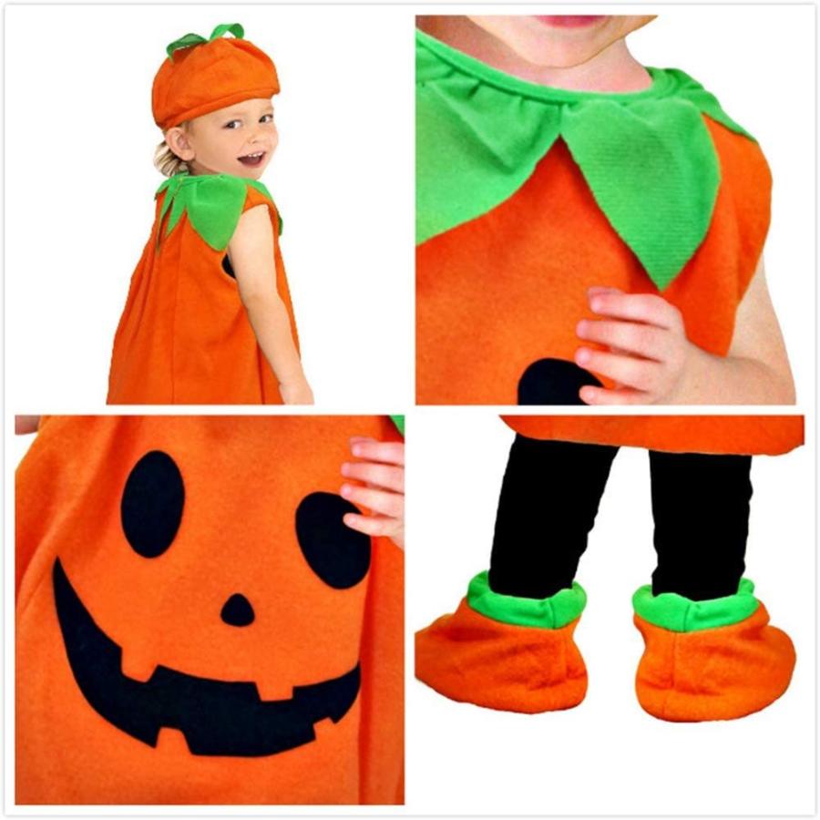 最新のデザイン コスプレ 仮装 かぼちゃ ベビー服 ハロウィン Kids Lucky 赤ちゃん パンプキ イベント コスチューム ロンパース 男の子 女の子 着ぐるみ コスチューム衣装 Www Sustentec Com Br