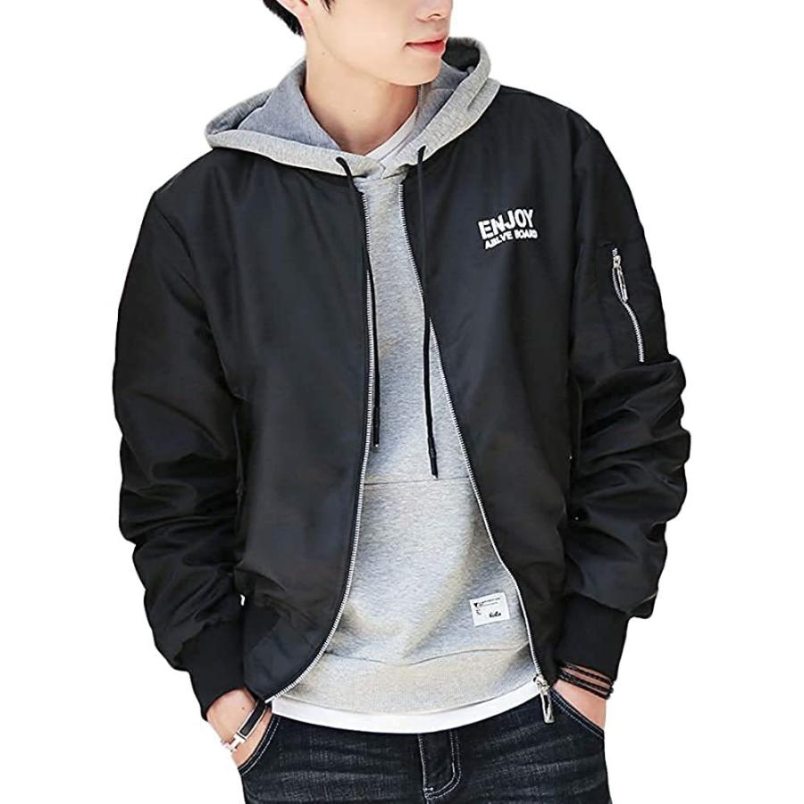 フライトジャケット Ma 1 メンズ ジャケット ミリタリー ブルゾン ジャンパー アウター 秋 冬 春 防寒 防風 カジュアル