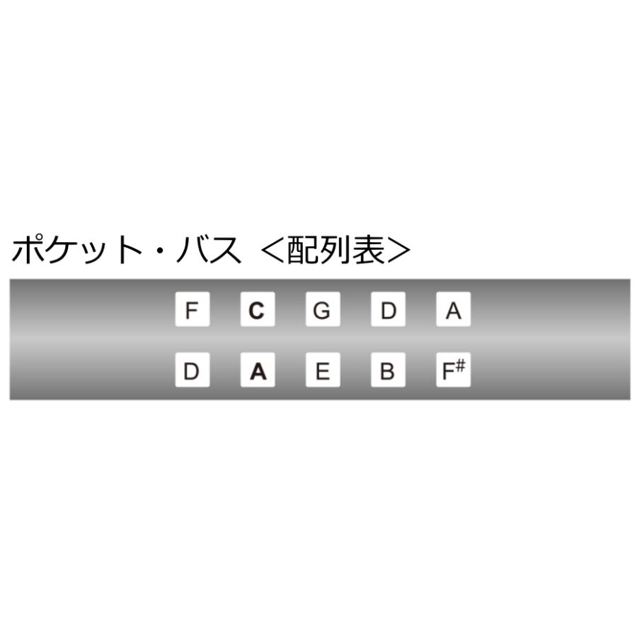 TOMBO（トンボ） ポケットアンサンブル・シリーズ ポケット・バス 10穴