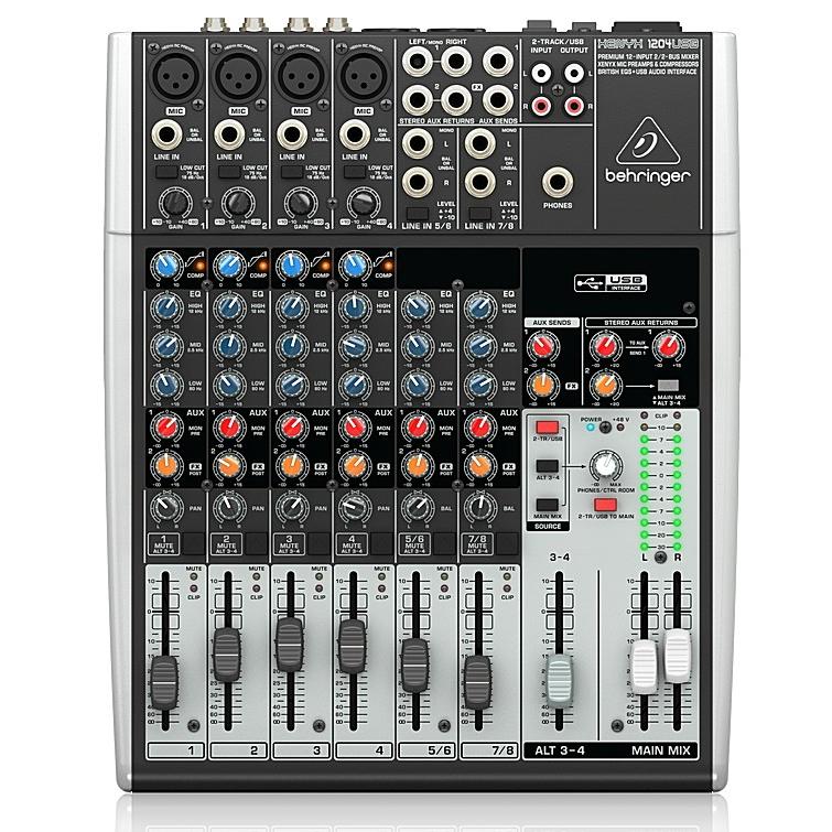 【作動確認済】behringer XENYX 1204USB アナログミキサー BEHRINGER（ベリンガー） べリンガー 1204USB XENYX USBオーディオ