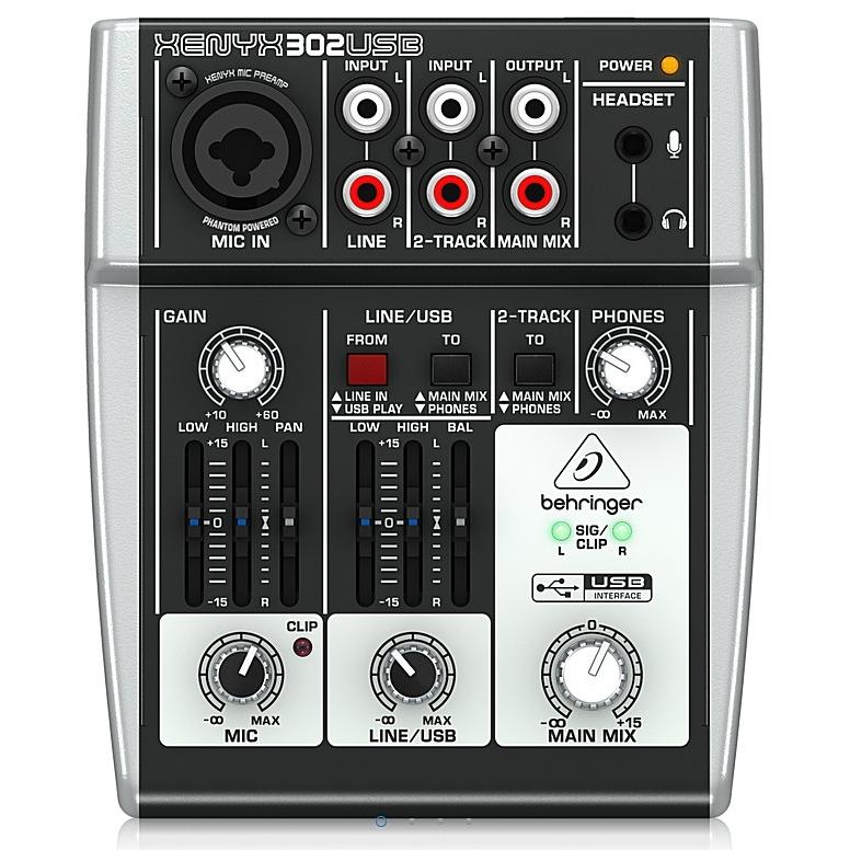 BEHRINGER（ベリンガー） べリンガー 302USB XENYX USBオーディオ
