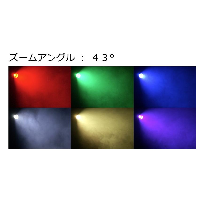 E-LITE マニュアルズーム付きLEDパーライト RGBW 64J-RGBW V2 : RIZING