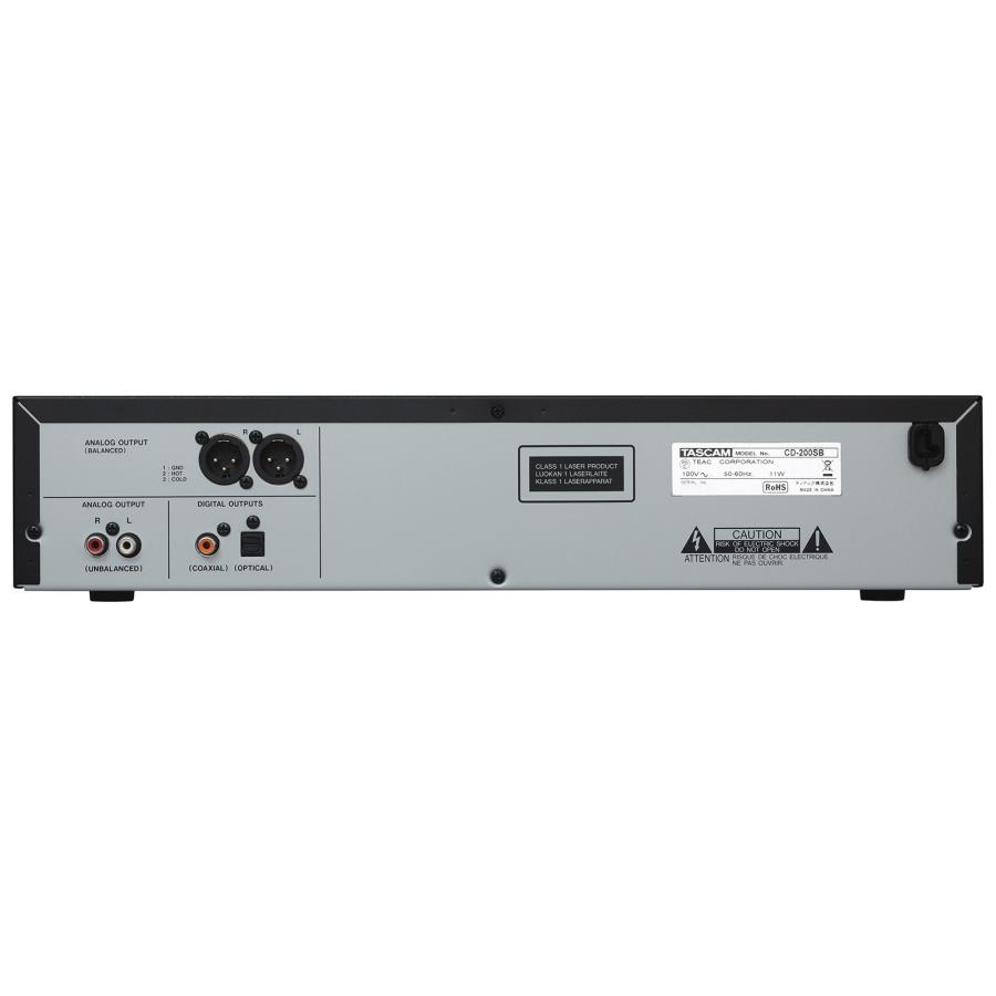 TASCAM TASCAM SD/USBメモリー対応業務用CDプレーヤー CD-200SB