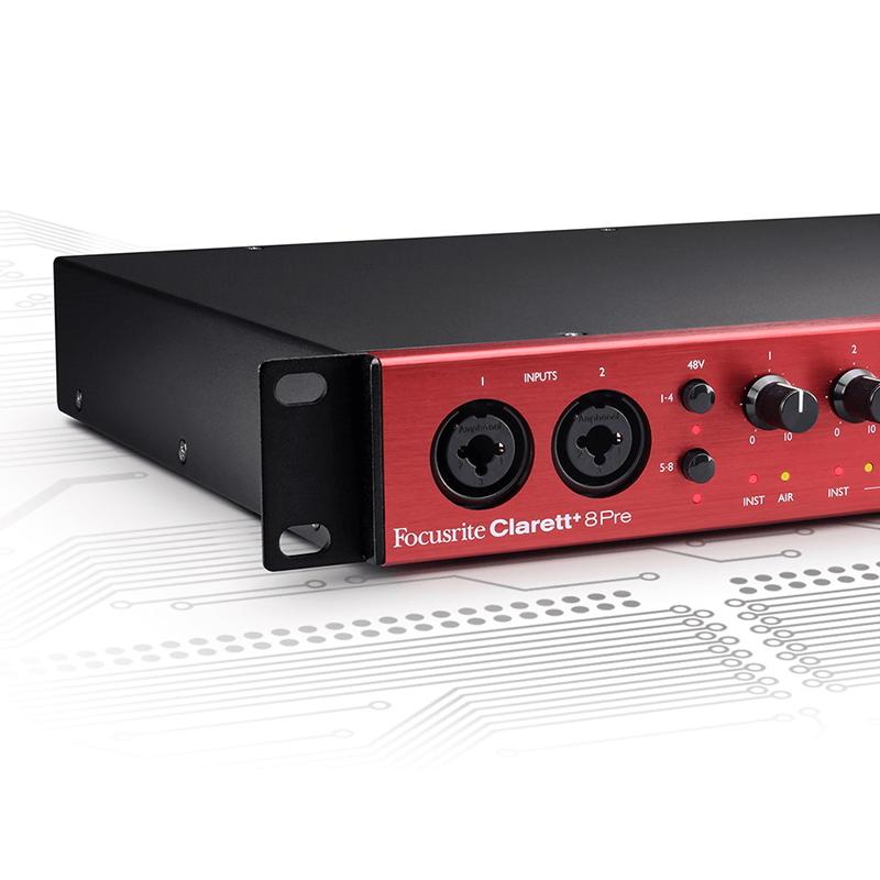 Focusrite/フォーカスライト　18-In / 20-Out USB オーディオインターフェイス　Clarett+ 8Pre｜rizing｜03