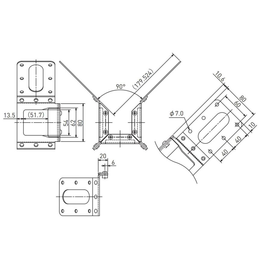 JBL　Control-CVR用壁取付金具（3台用）　CR3 |  | 01