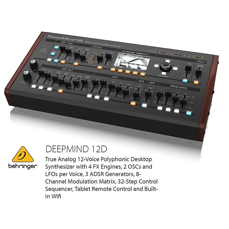 MIND12D DEEP behringer アナログシンセサイザー ベリンガー公式ホームページ - 製品一覧 - 12 DEEPMIND ベリンガー 鍵盤楽器