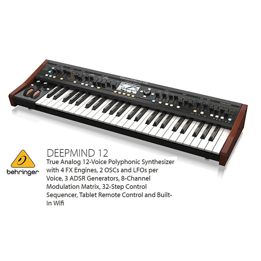 BEHRINGER/べリンガー　アナログ12ボイス　49鍵ポリフォニック・シンセサイザー　DEEPMIND 12 | BEHRINGER