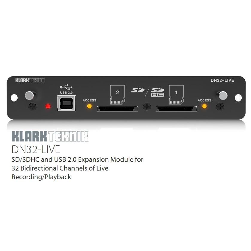 KLARK TEKNIK　MIDASミキサーアクセサリーカード　DN32-LIVE