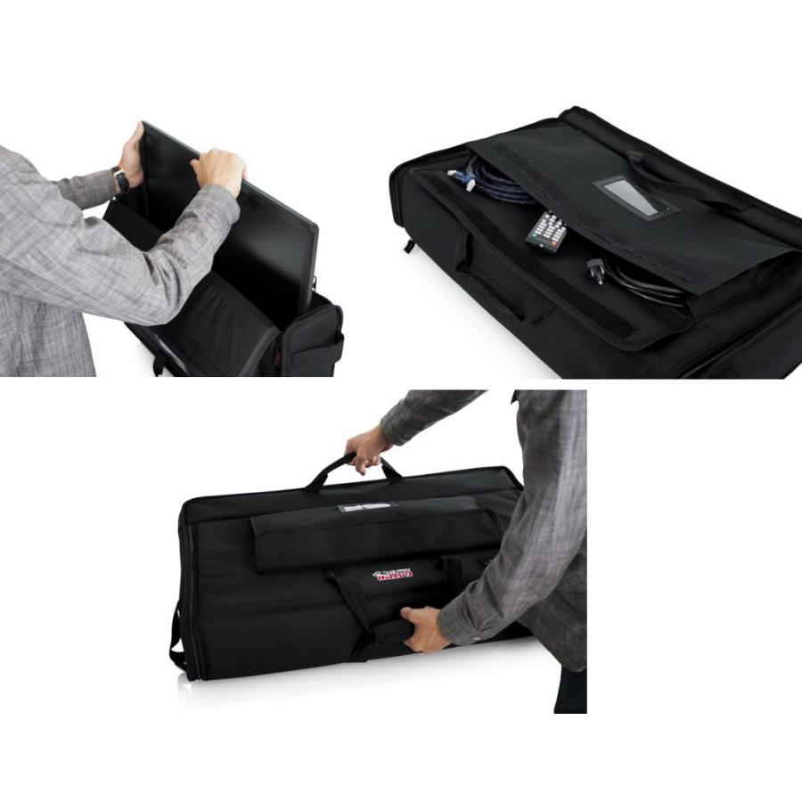 GATOR LCDスクリーン持ち運び用ナイロン製パッド入りトートバッグ サイズ27″〜32″ G-LCD-TOTE-MDの画像