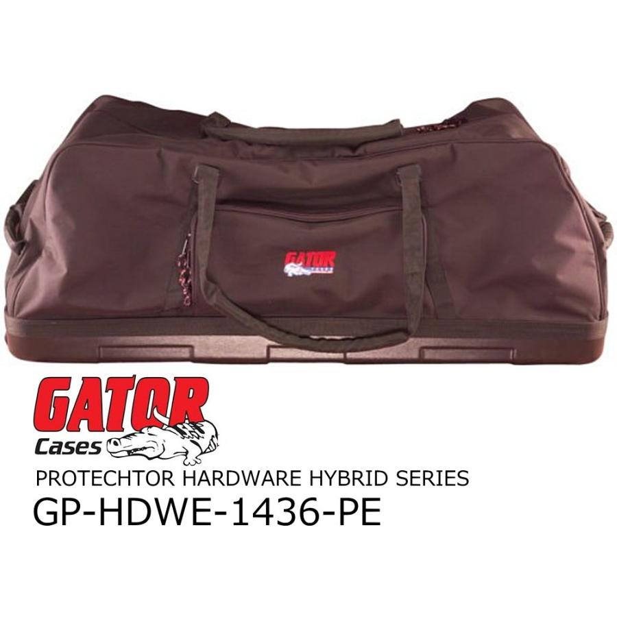 GATOR ドラムハードウエア用14インチX36インチ PE製底面ドラムハードウエアバッグ GP-HDWE-1436-PE