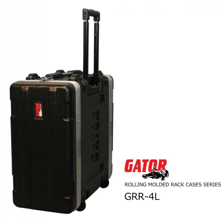 GATOR　4U キャスター付きPE製ラックケース　GRR-4L