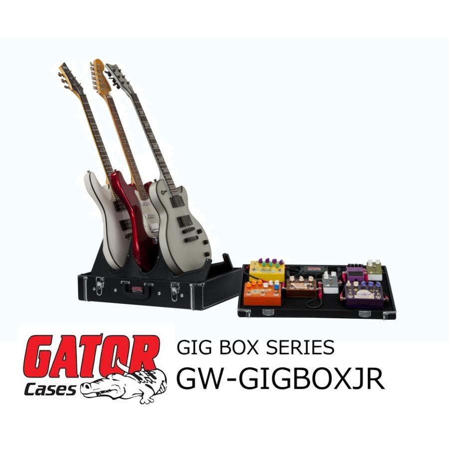 GATOR ペダルボード ＆ 3本用ギター・スタンド コンボペダルボードケース GW-GIGBOXJR
