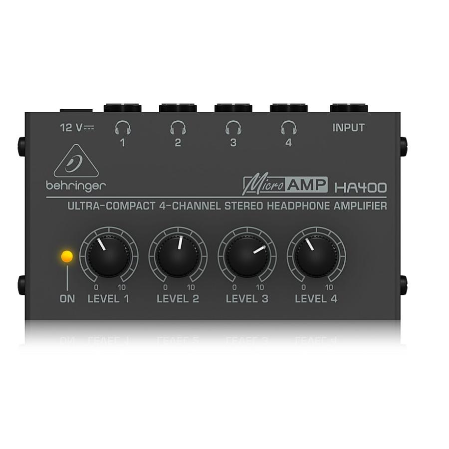 BEHRINGER べリンガー 4chステレオ・ヘッドホンアンプ HA400