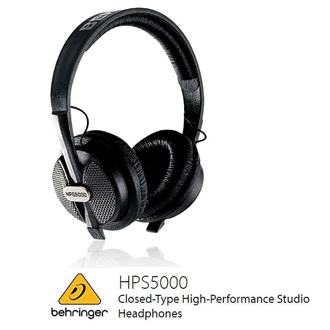 BEHRINGER/べリンガー　密閉型プロフェッショナル仕様 スタジオモニターヘッドホン　HPS5000 | BEHRINGER